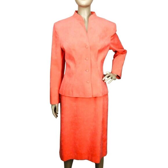 VTG 70s Lilli Ann Adolph Shuman Ultrasuede Straight/Pencil...